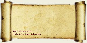 Aksentije Jazački vizit kartica